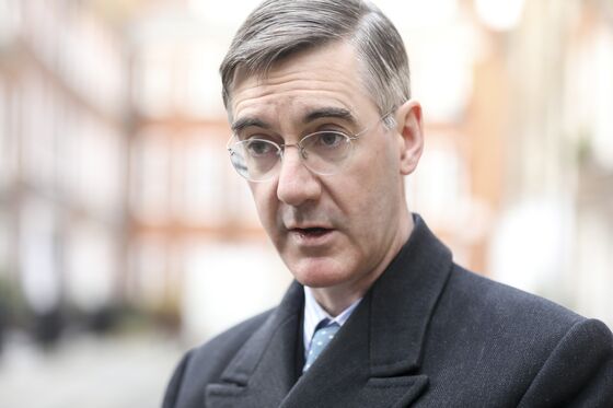 Rees-Mogg Won’t Insist on Dropping Irish Backstop, Report Says