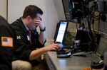 Trading On The Floor Of The NYSE As U.S. Stocks Jump With Peso