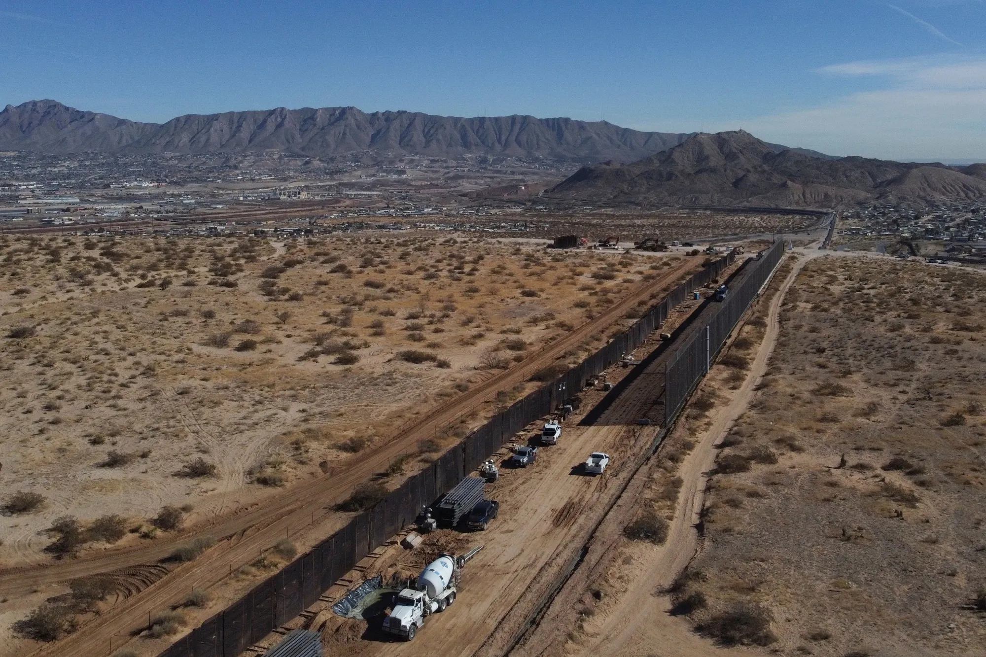 Biden will issue a proclamation ordering a stop to construciton of the wall along the Mexico border.