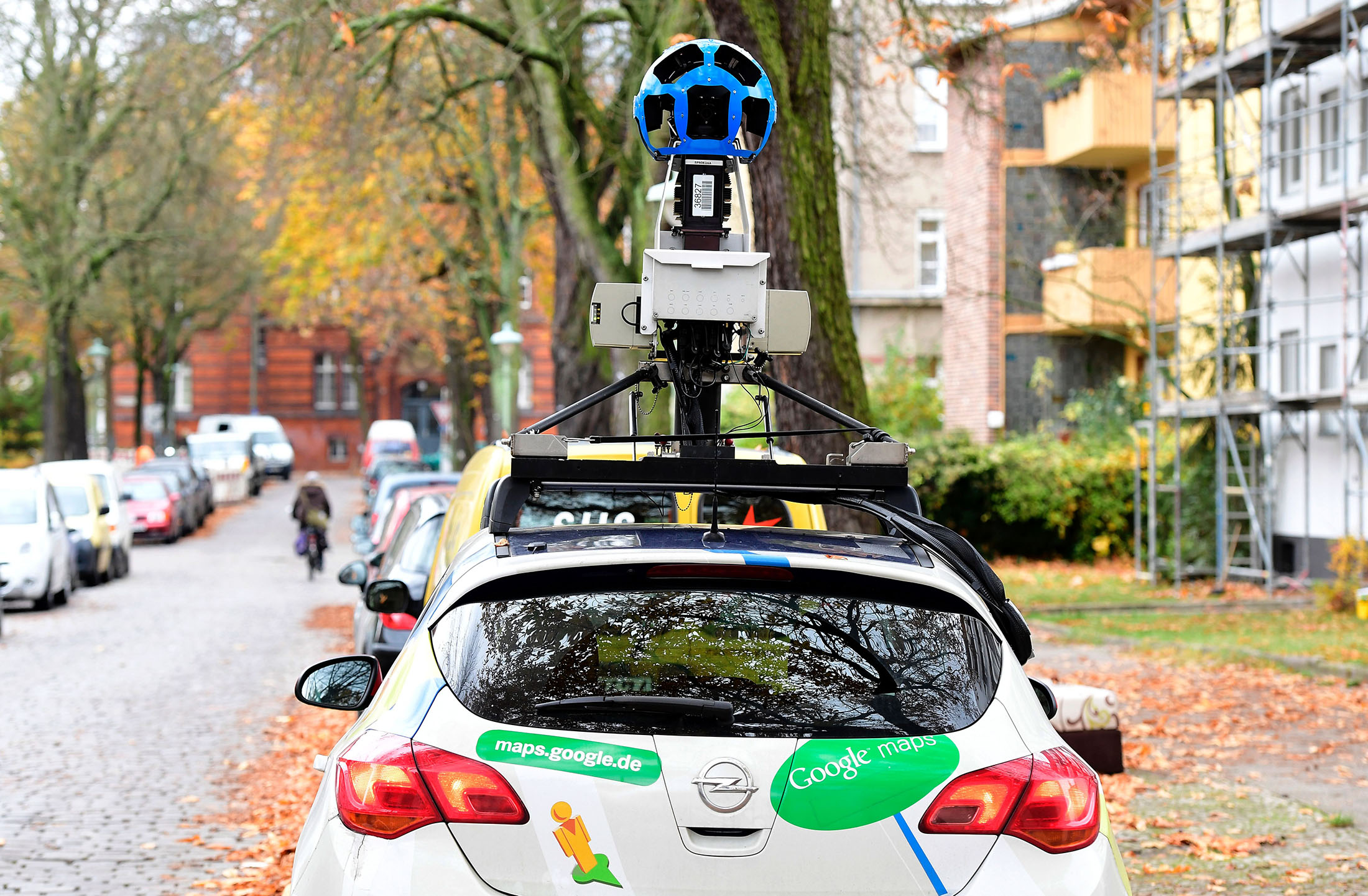 A Google street view car&nbsp;in Berlin on Nov.&nbsp;7, 2016.