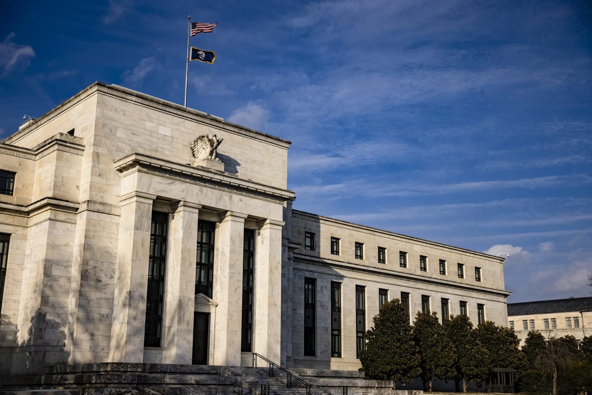 The Marriner S. Eccles Federal Reserve building in Washington, DC.