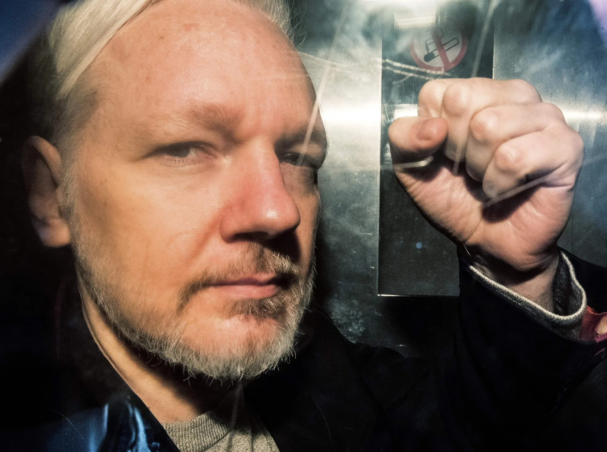 Julian Assange on May 1.