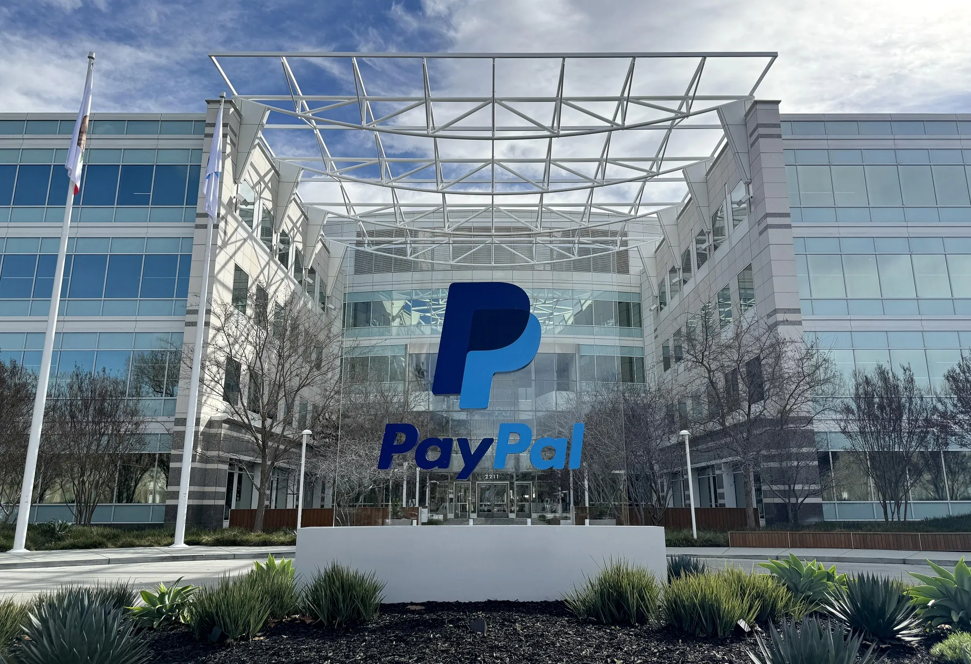 PayPal headquarters in San Jose, California.