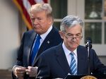 Donald Trump and Jerome Powell