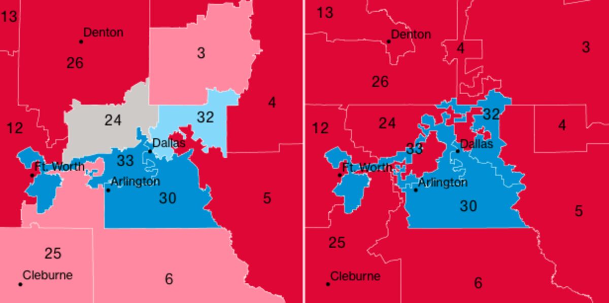 U S Elections 22 Gerrymandered Districts Fewer Midterm Swing States Bloomberg