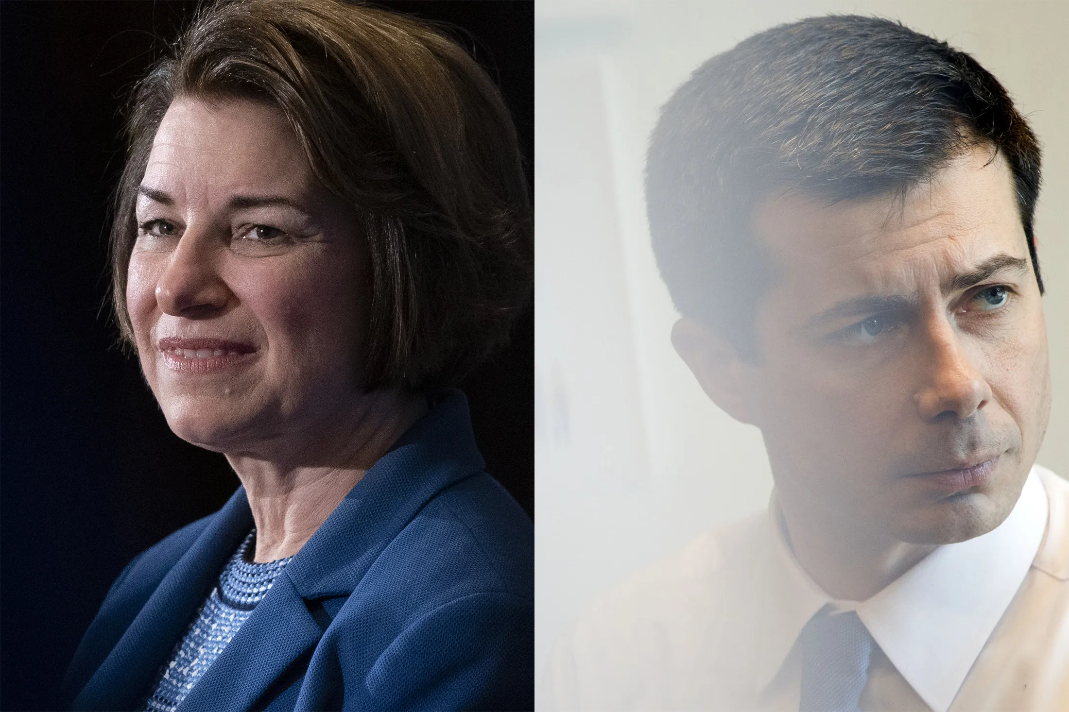Amy Klobuchar and Pete Buttigieg