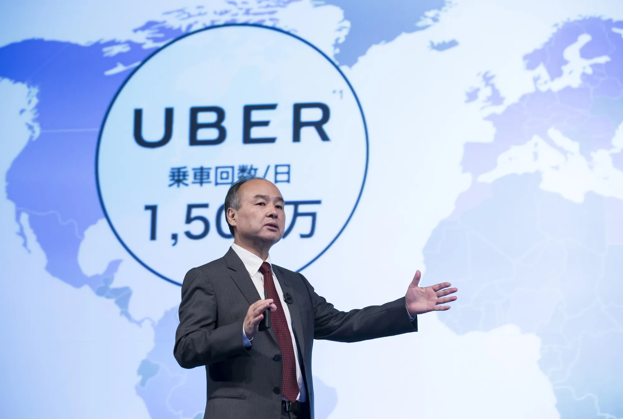 SoftBank's billionaire founder has some Uber insurance.