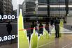 Inside Tokyo Stock Exchange And Stock Boards As Nikkei 225 Briefly Tops 20,000 Mark