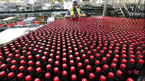 U.K.: Bottling Operations Inside A Coca-Cola Co. Production Facility