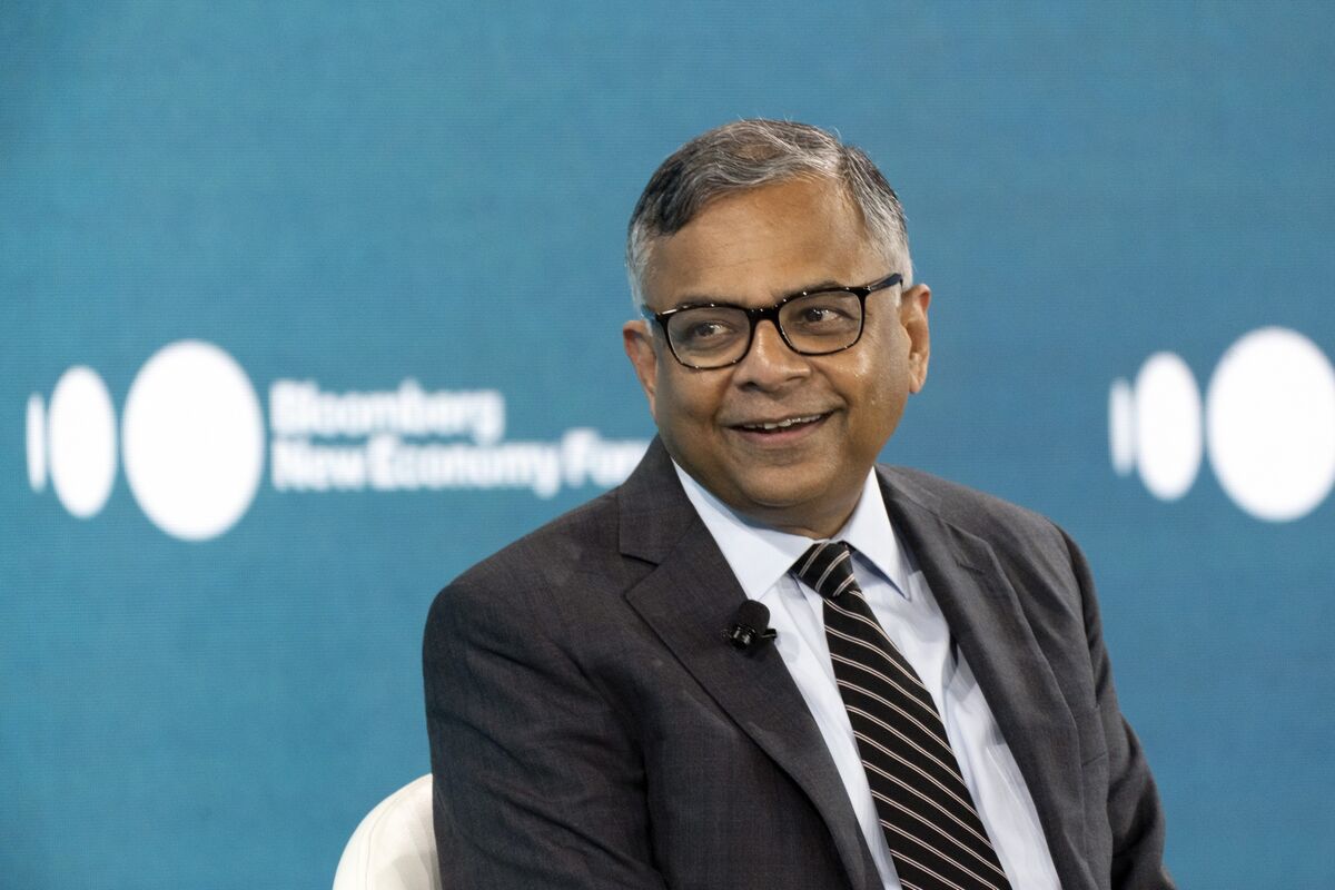 Tata Sons Reappoints Chandrasekaran As Chairman For Five Years - Bloomberg