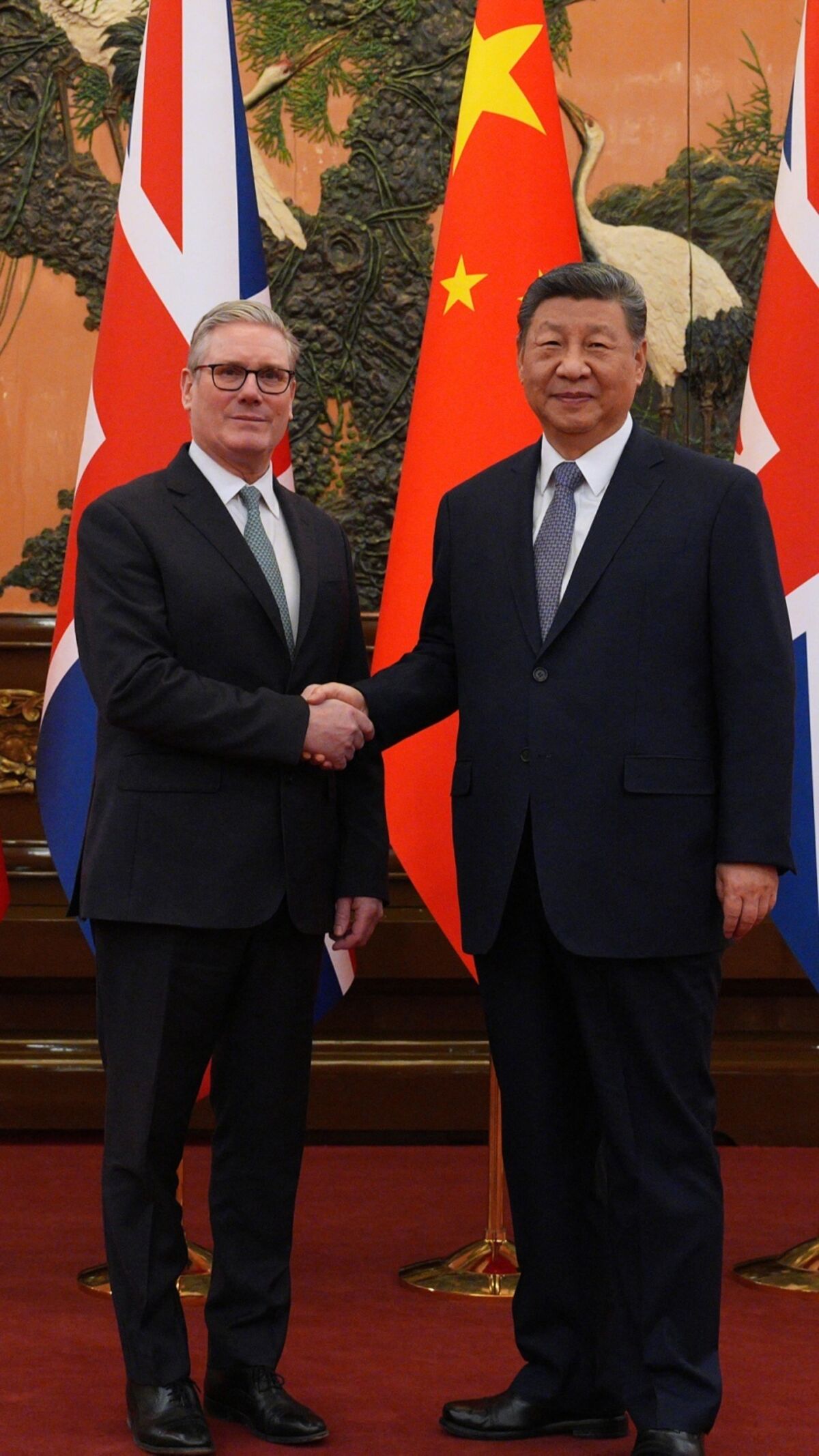 UK PM Keir Starmer Meets With China's Xi Jinping