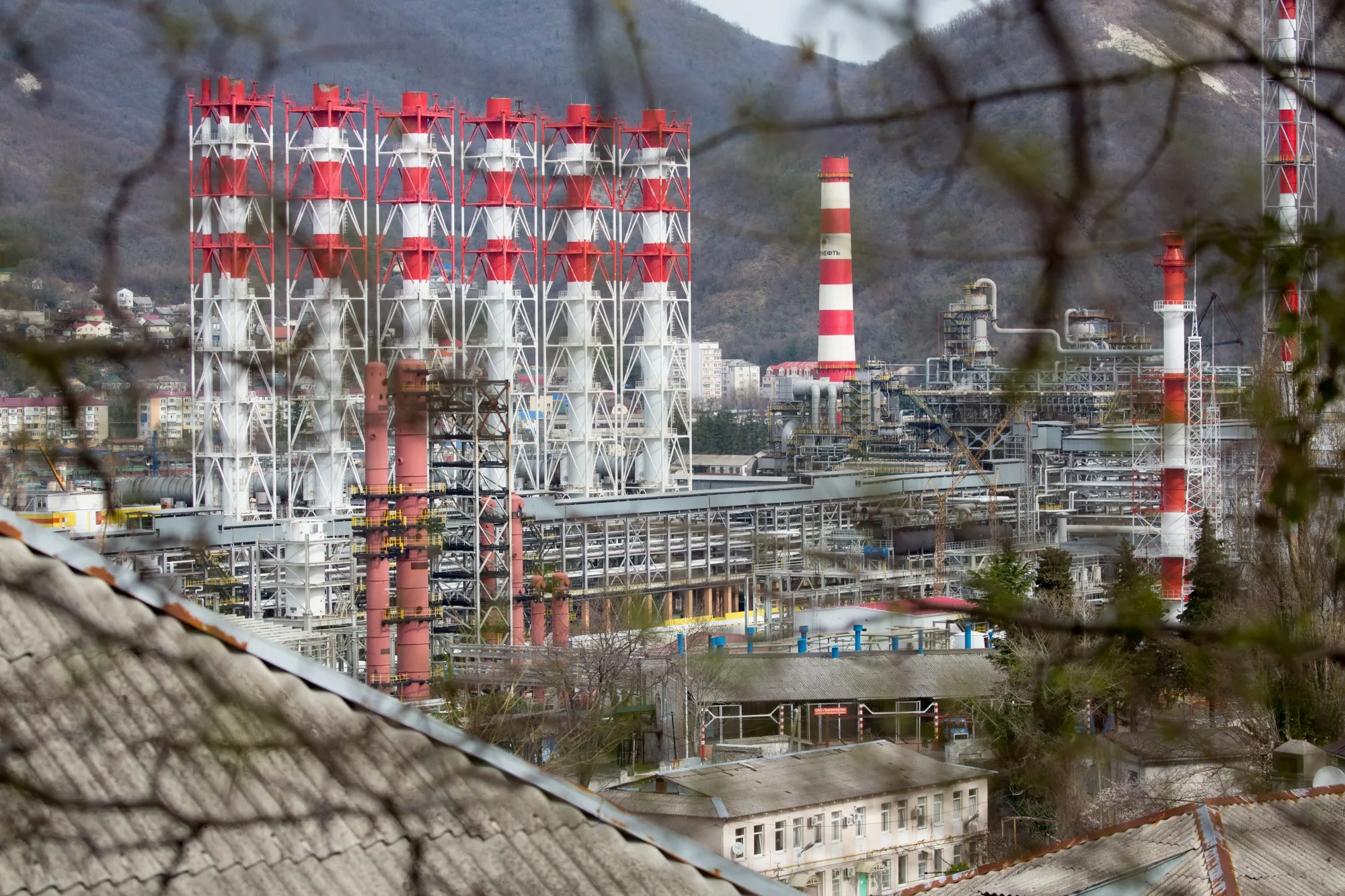 A refinery in Tuapse, Russia.