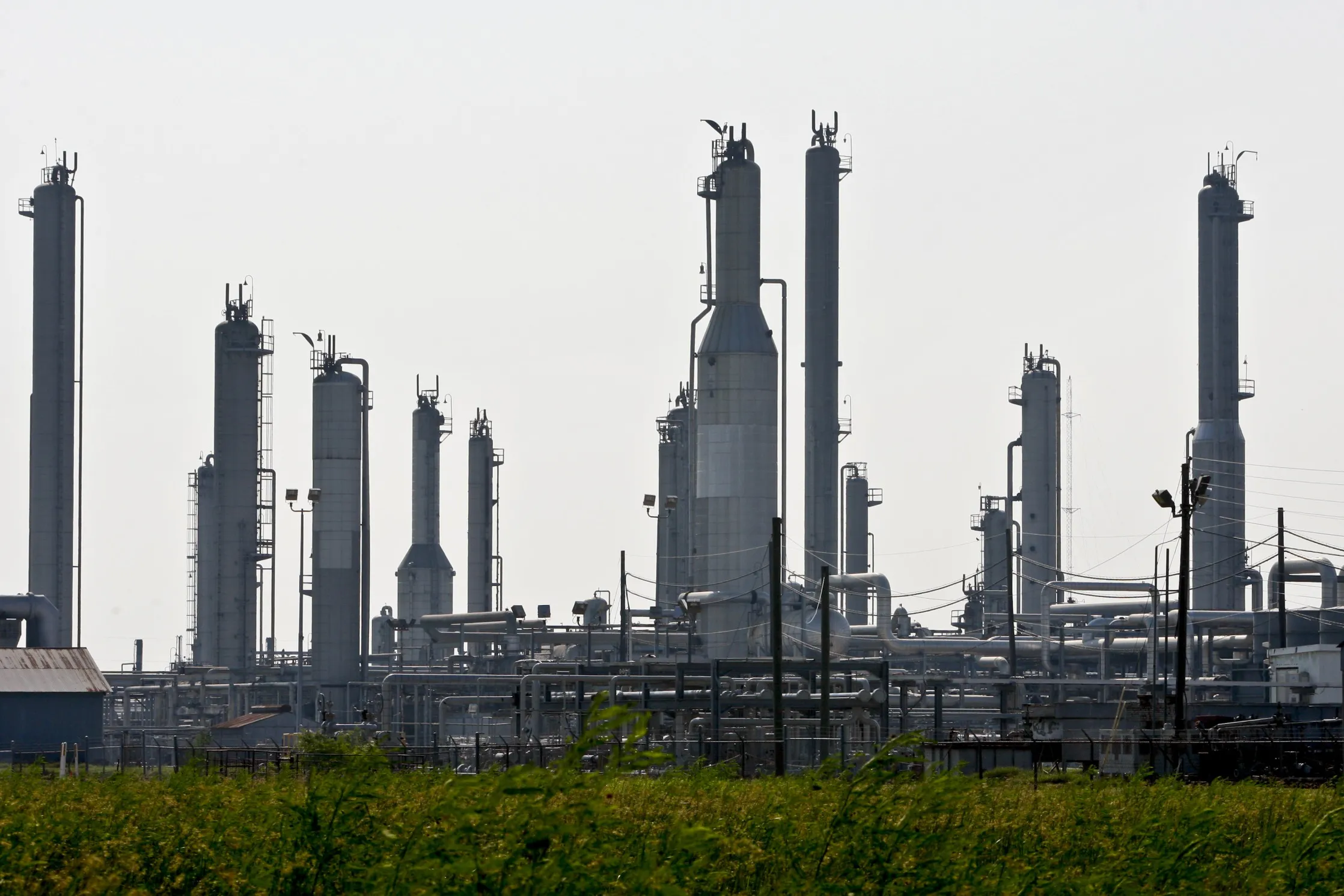 Gas processing plant at the Henry Hub, the delivery point for natural gas futures.&nbsp;