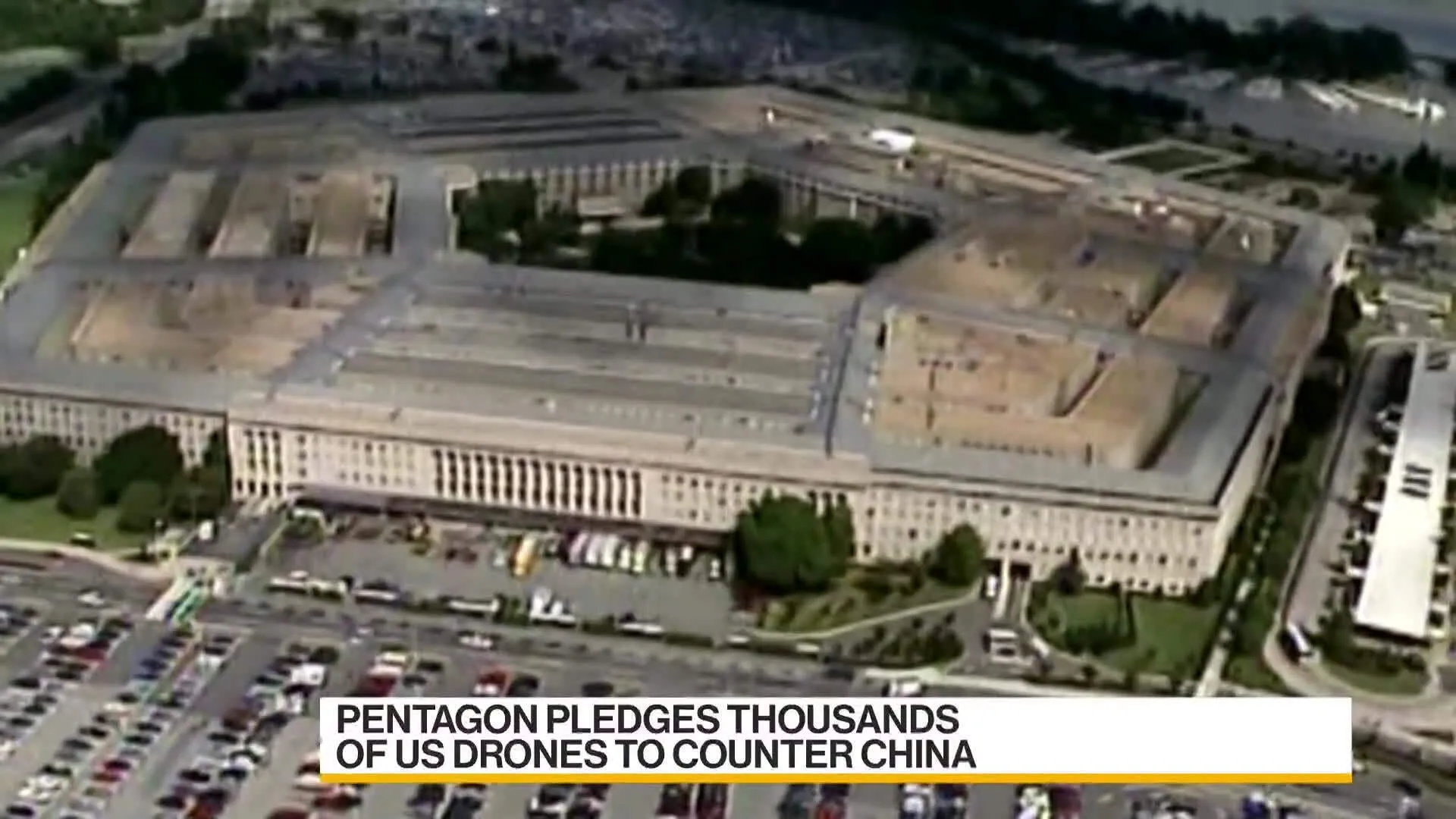 Watch Pentagon Pledges Thousands of US Drones to Counter China - Bloomberg