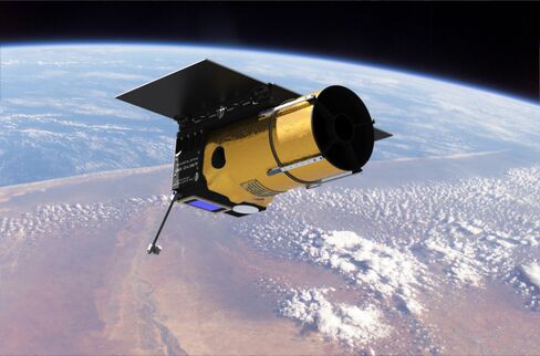 Planetary Resources' prospector spacecraft in low earth orbit