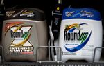Containers of Roundup, a weed killer by Monsanto.
