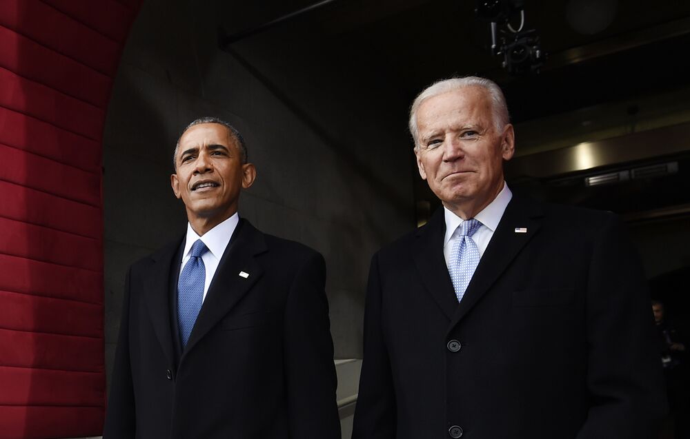 Barack Obama and Joe Biden