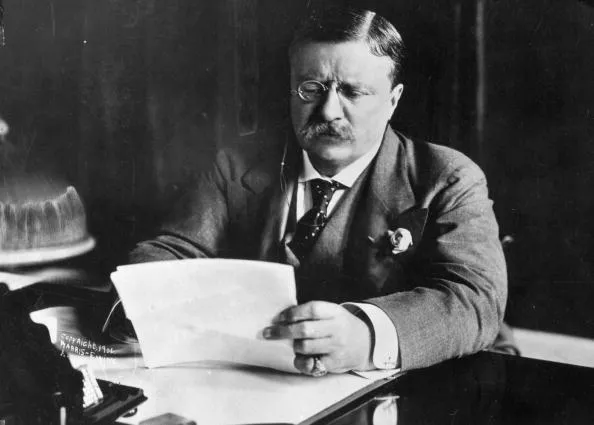 Theodore Roosevelt; talked softly and carried a big stick.
