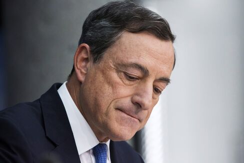 European Central Bank President Mario Draghi Announces Interest Rate Decision