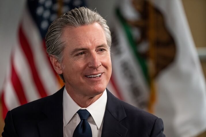 California Governor Gavin Newsom Interview On The Circuit