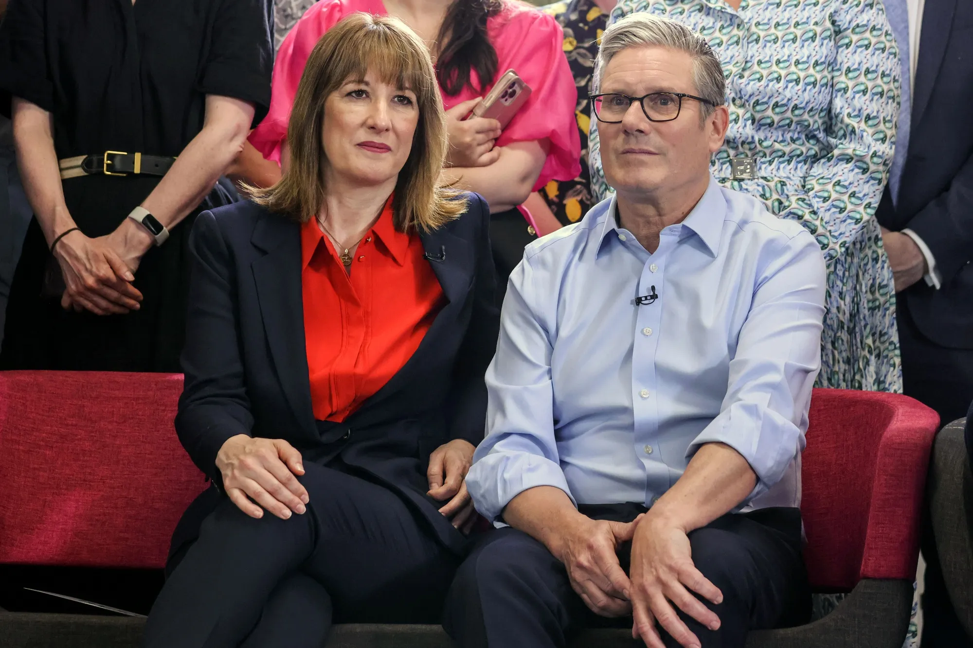 UK Chancellor of the Exchequer Rachel Reeves and Prime Minister Keir Starmer&nbsp;in London, in July.