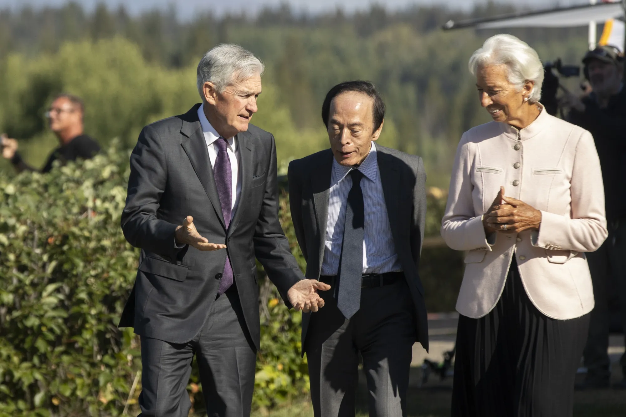 Global central banks need the Fed at least as much as Powell needs them.&nbsp;
Photo: Natalie Behring/Getty Images