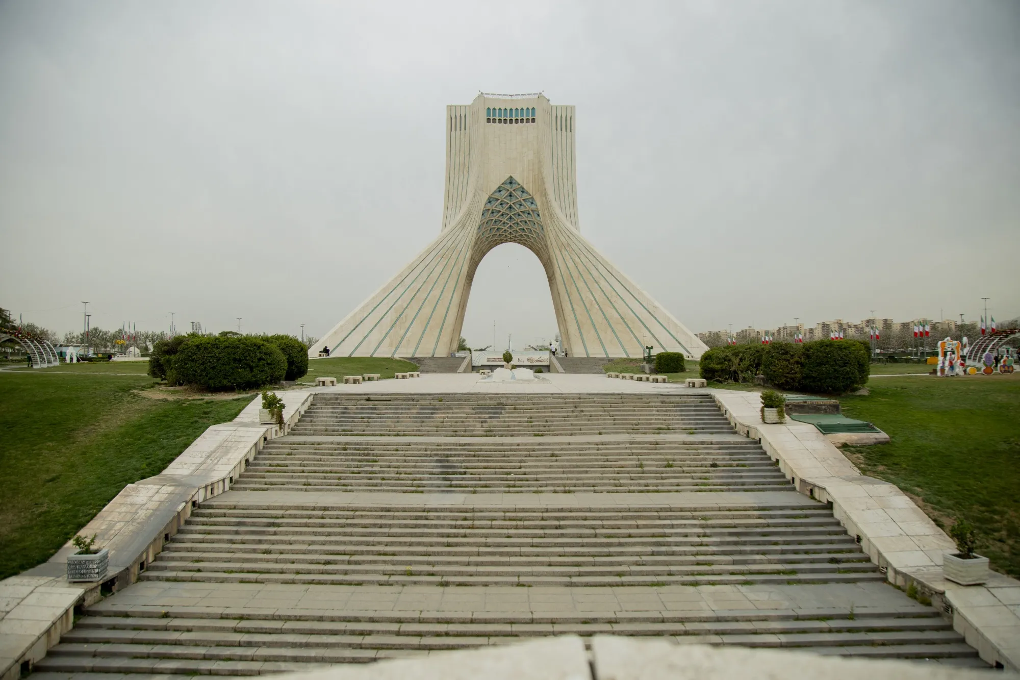Azadi Tower in Tehran.