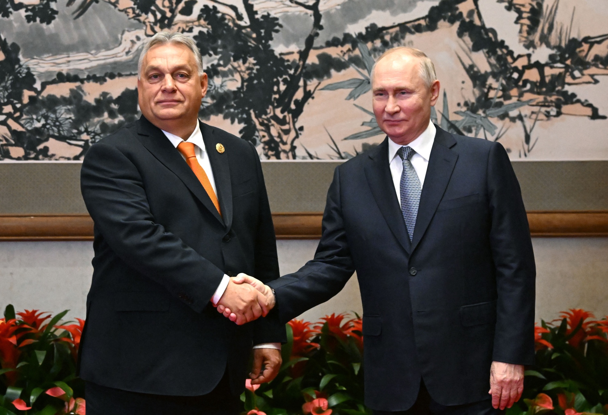 Russia's President Vladimir Putin met with Hungarian Prime Minister Viktor Orban in Beijing last month.