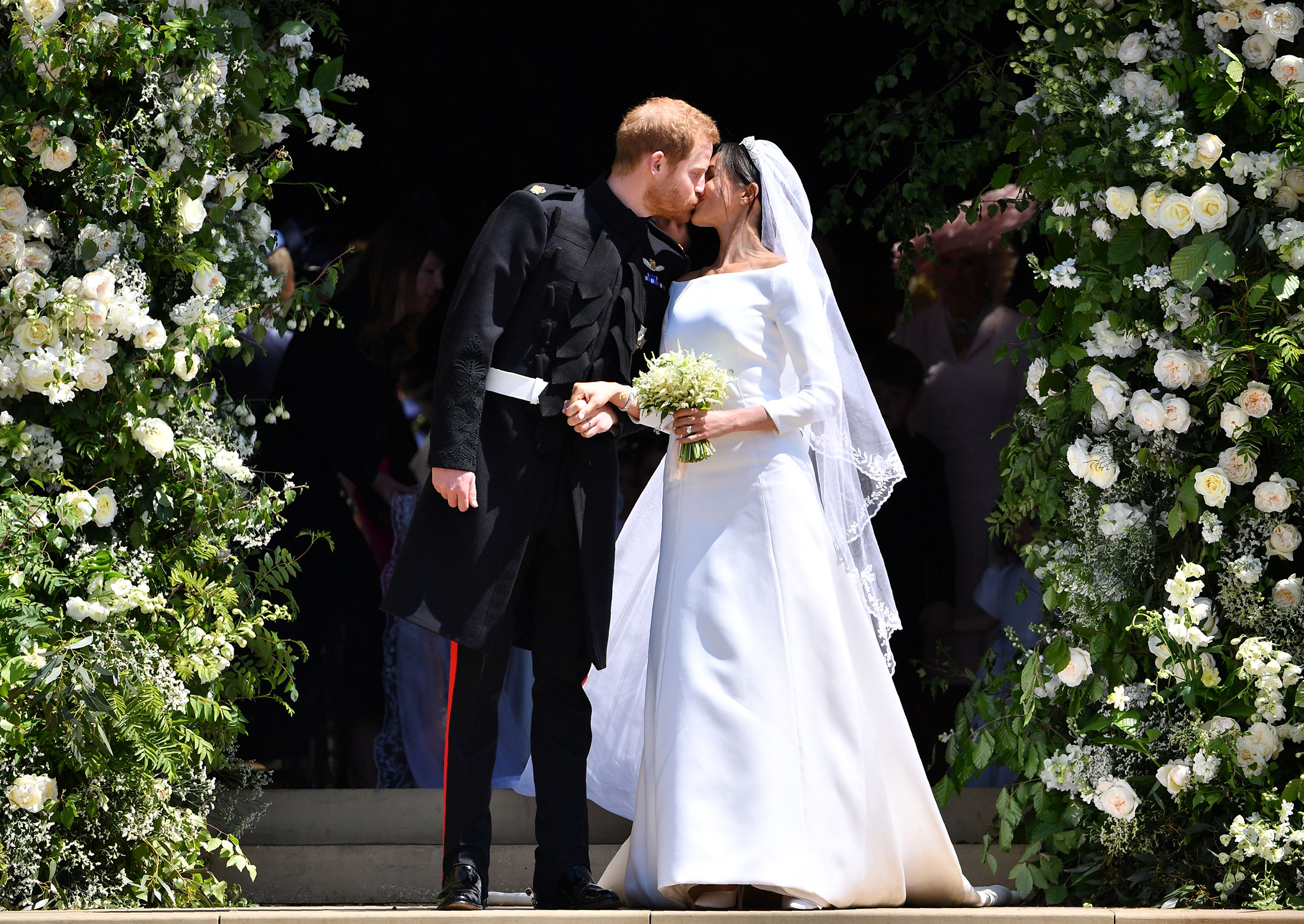 The Touching Detail About Meghan Markle's 16-Foot Wedding Veil