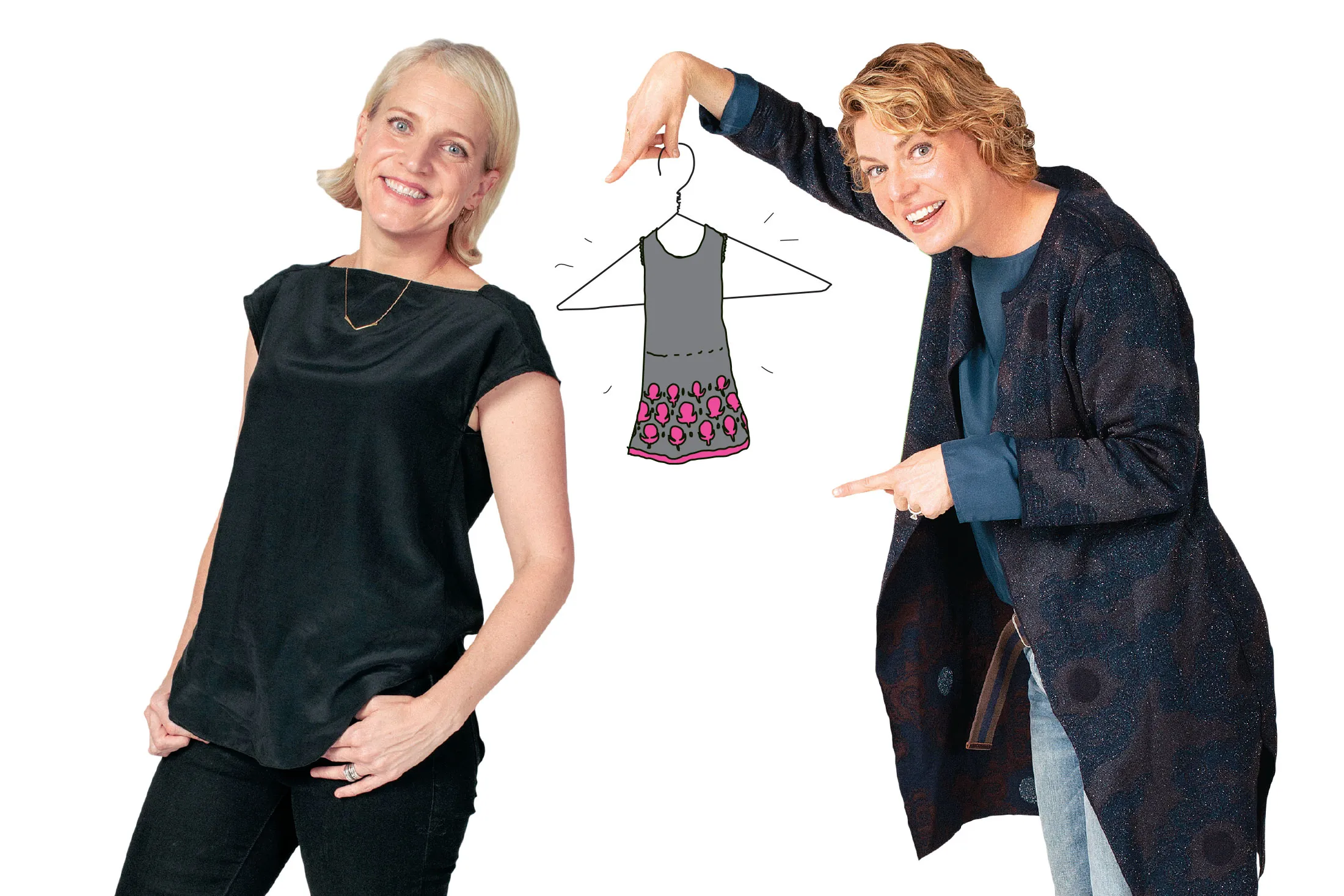 From left, Leigh Rawdon and Emily Meyer
