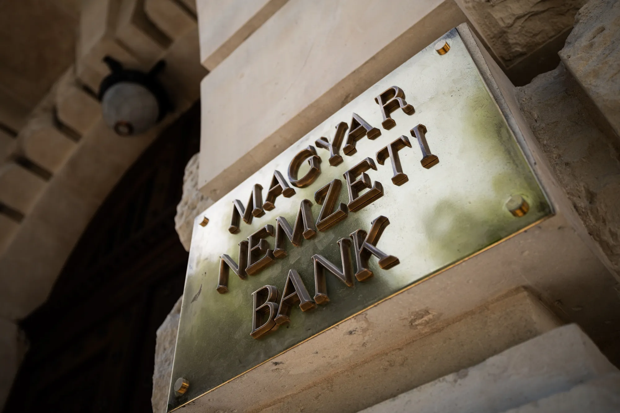 The National Bank of Hungary in Budapest.