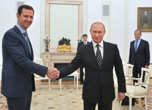 Vladimir Putin and Bashar al-Assad