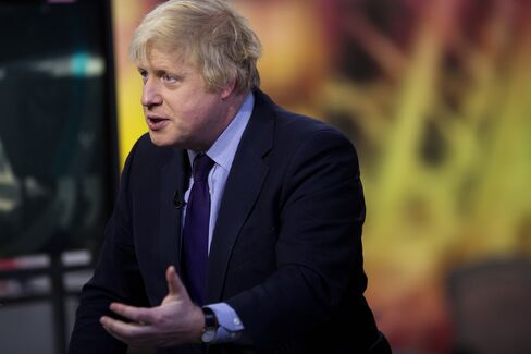 London Mayor Boris Johnson