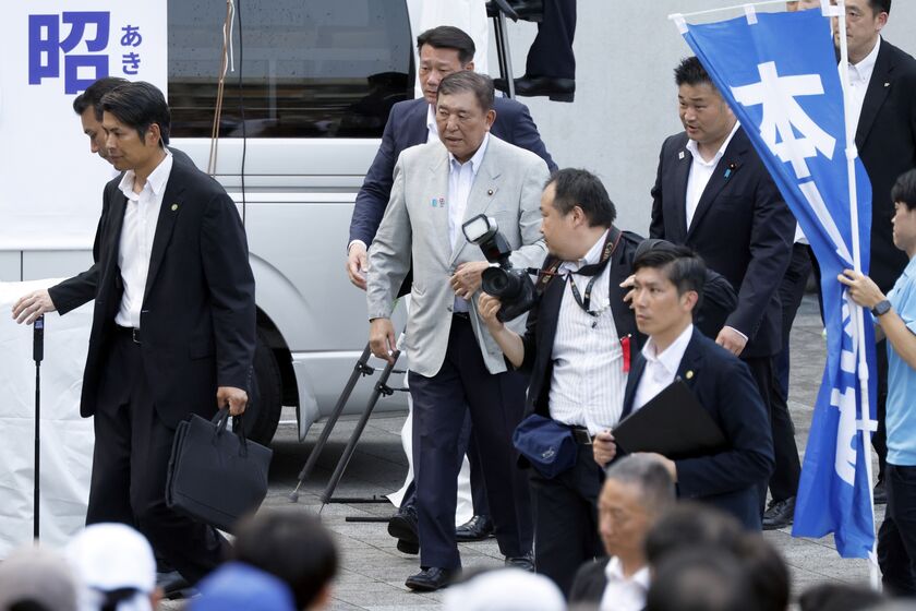 Japan's Prime Minister Shigeru Ishiba Campaigning For Upper House Election