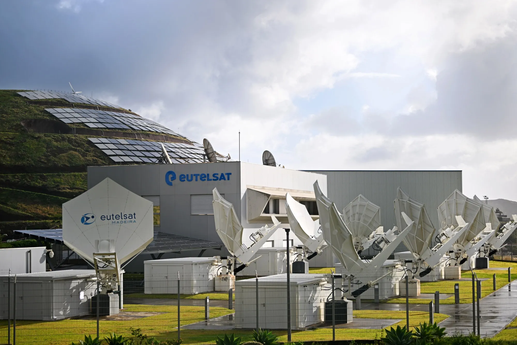 A Eutelsat site in Madeira, Portugal.