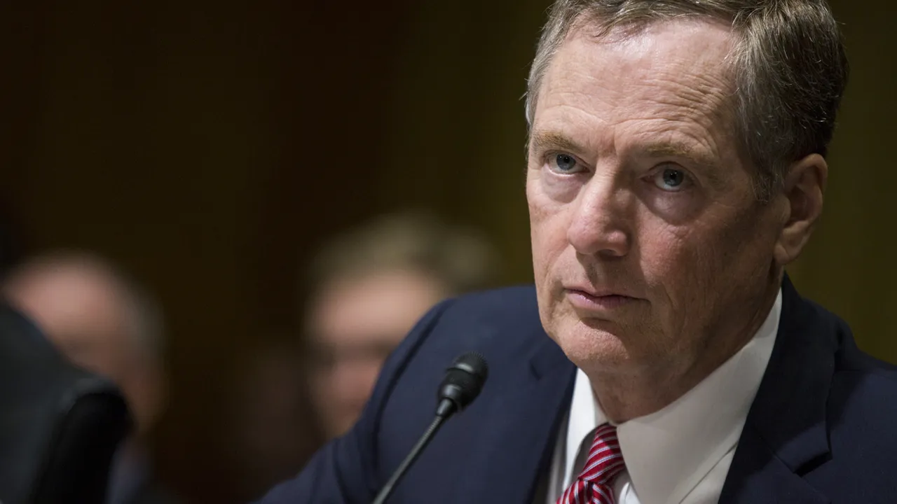 Robert Lighthizer, U.S. trade representative nominee, listens during a Senate Finance Committee confirmation hearing in Washington on March 14, 2017.
