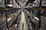 Ocado Distribution Center Ahead Of The CompanyÕs Expected IPO Launch