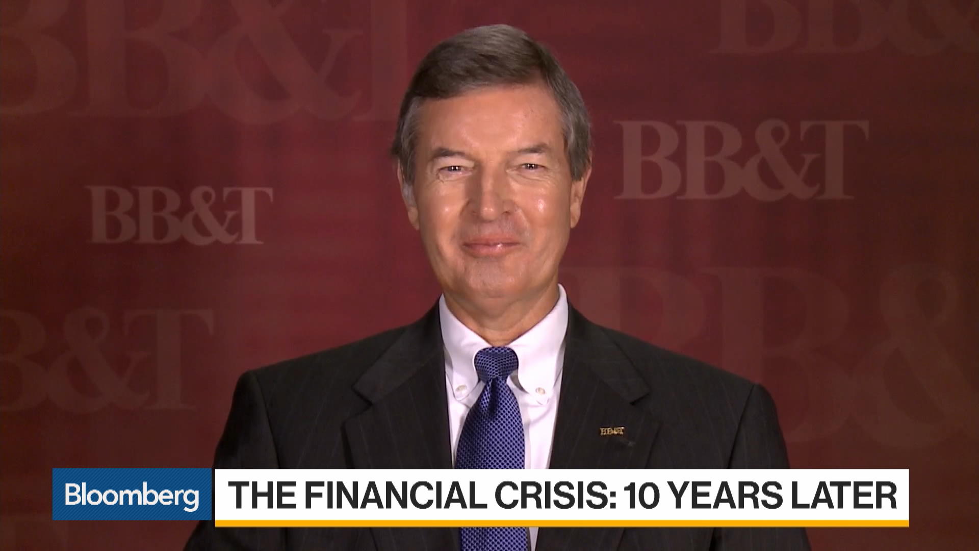 Watch How BB&T Bank Weathered the Financial Crisis Bloomberg
