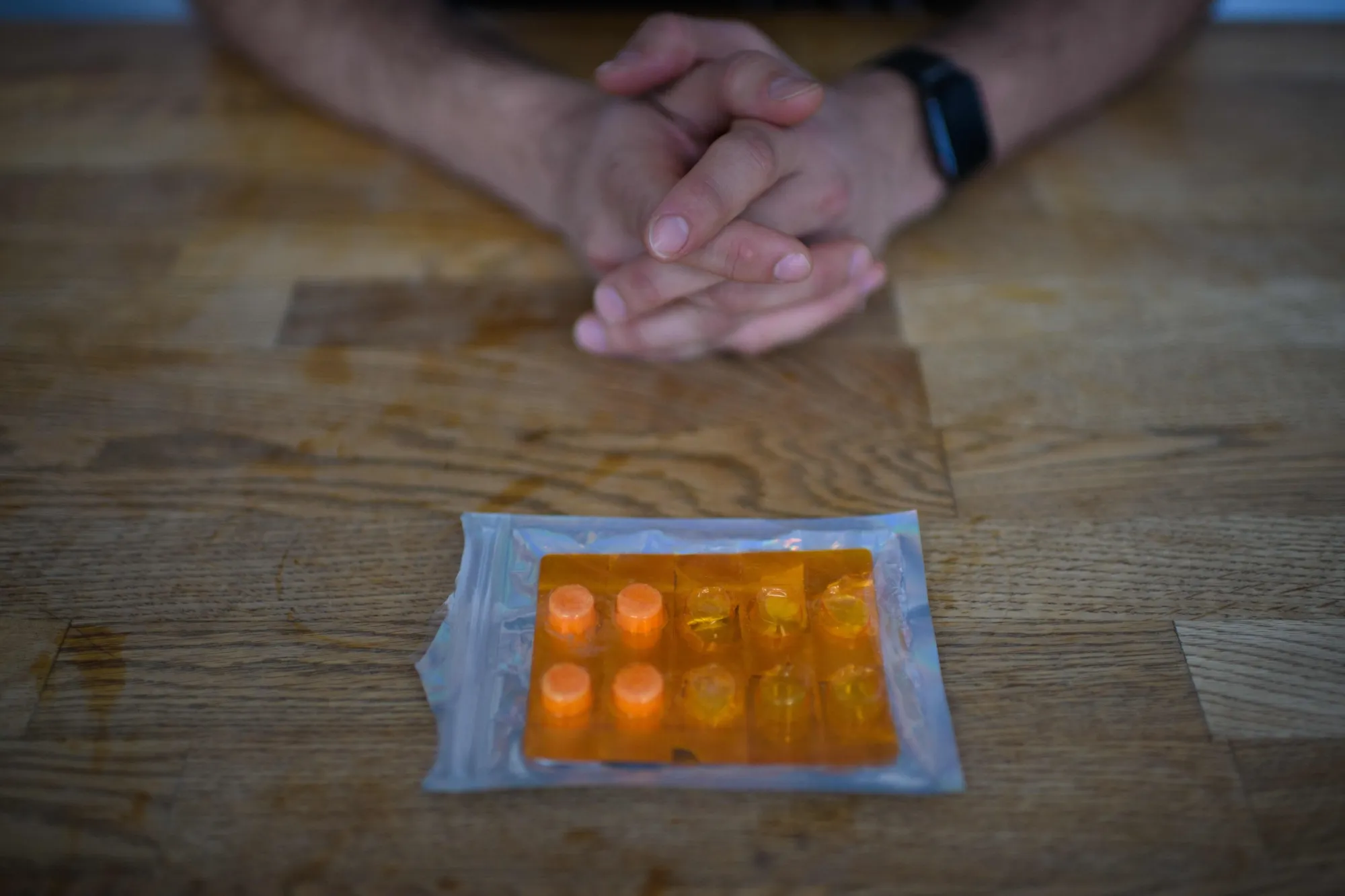 A ketamine pill pack in Brooklyn, New York.&nbsp;