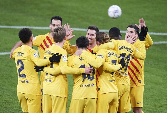Barcelona Keeps Top Spot in Soccer’s Money League by a Hair