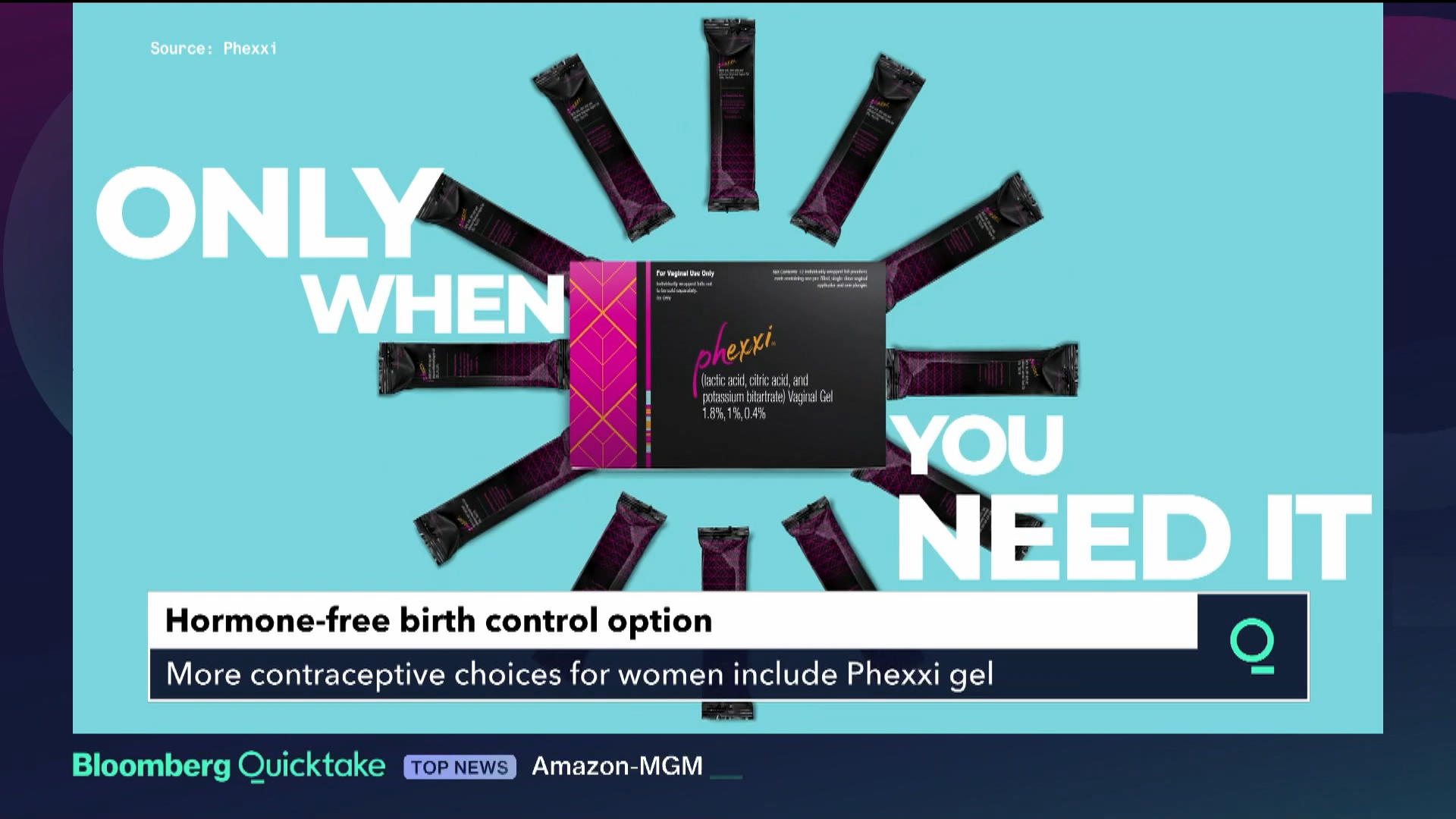 Watch Evofem Biosciences CEO on Birth Control Gel Phexxi - Bloomberg