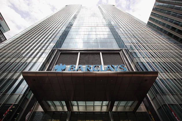 The Canary Wharf headquarters of Barclays Bank