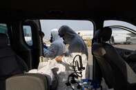 Disinfection On Asiana Aircraft As South Korea Combats Omicron