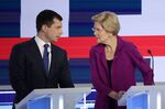 Pete Buttigieg and Elizabeth Warren
