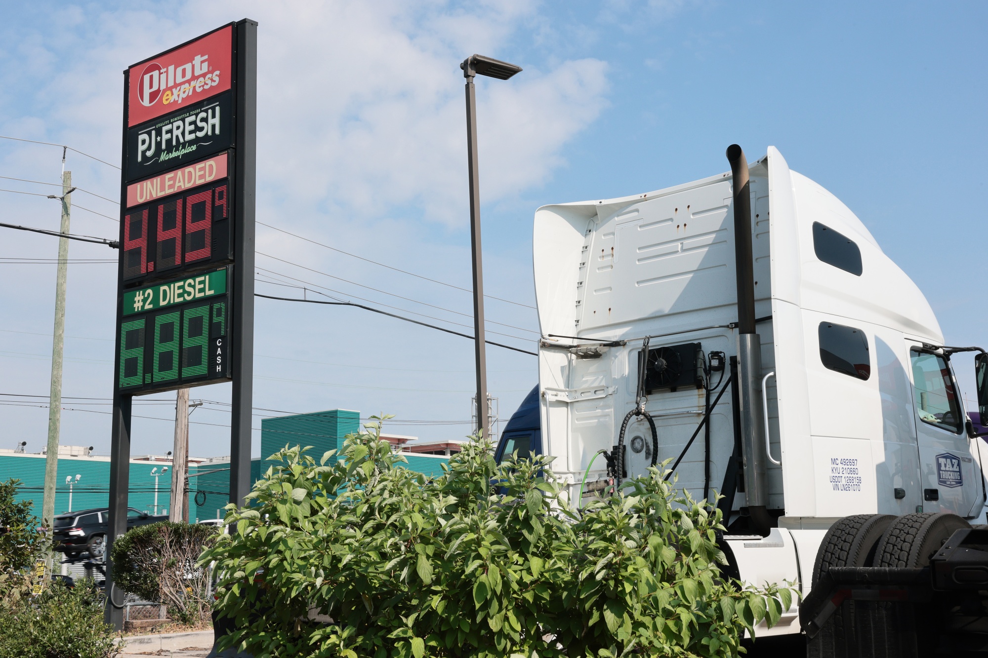 Diesel station.