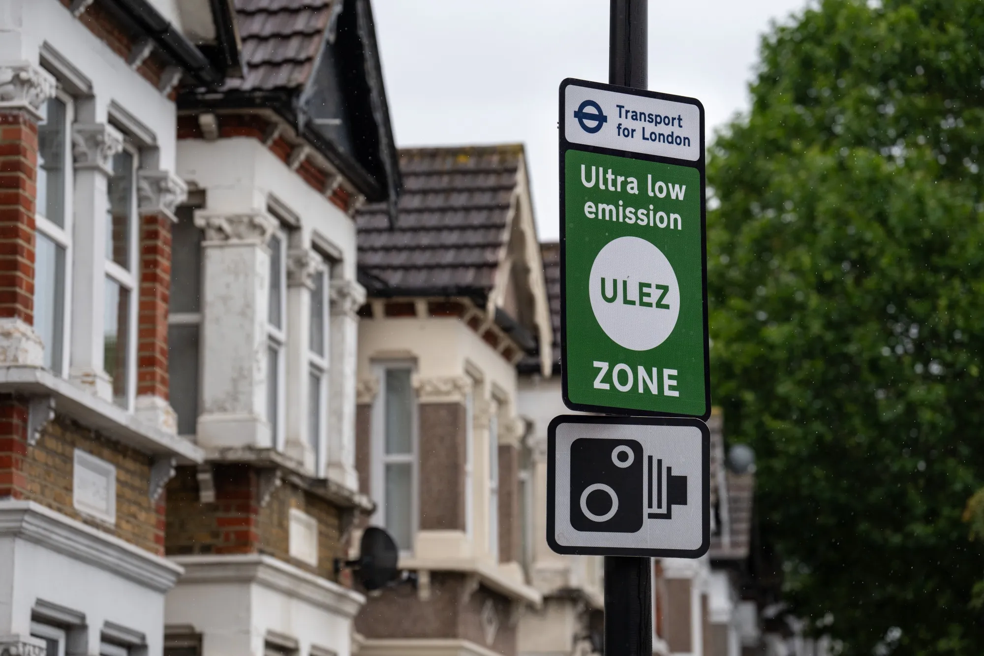 An Ultra Low Emission Zone in London.