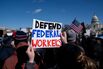 Demonstrators Hold President's Day Protest