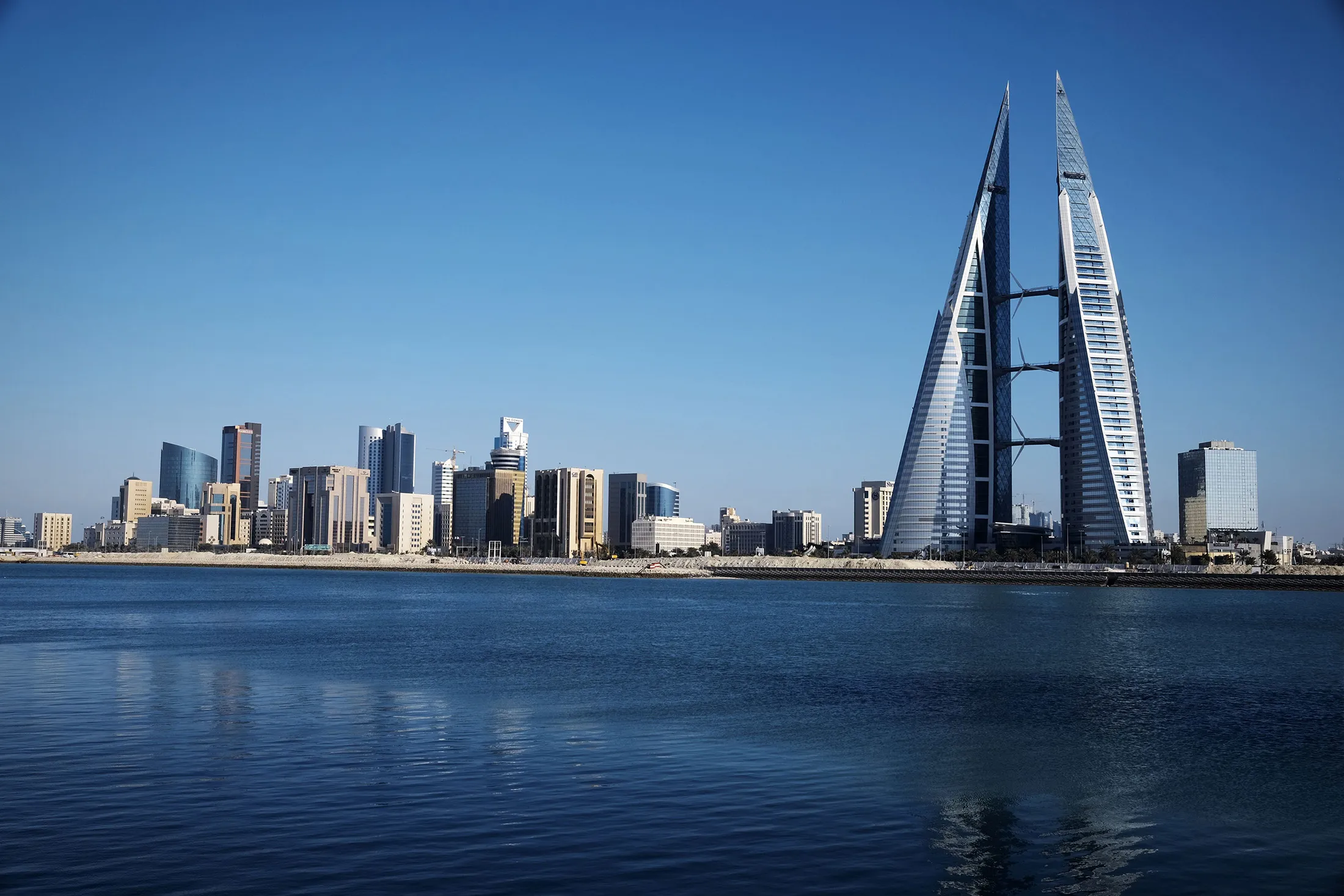 Manama, the Bahraini capital city.