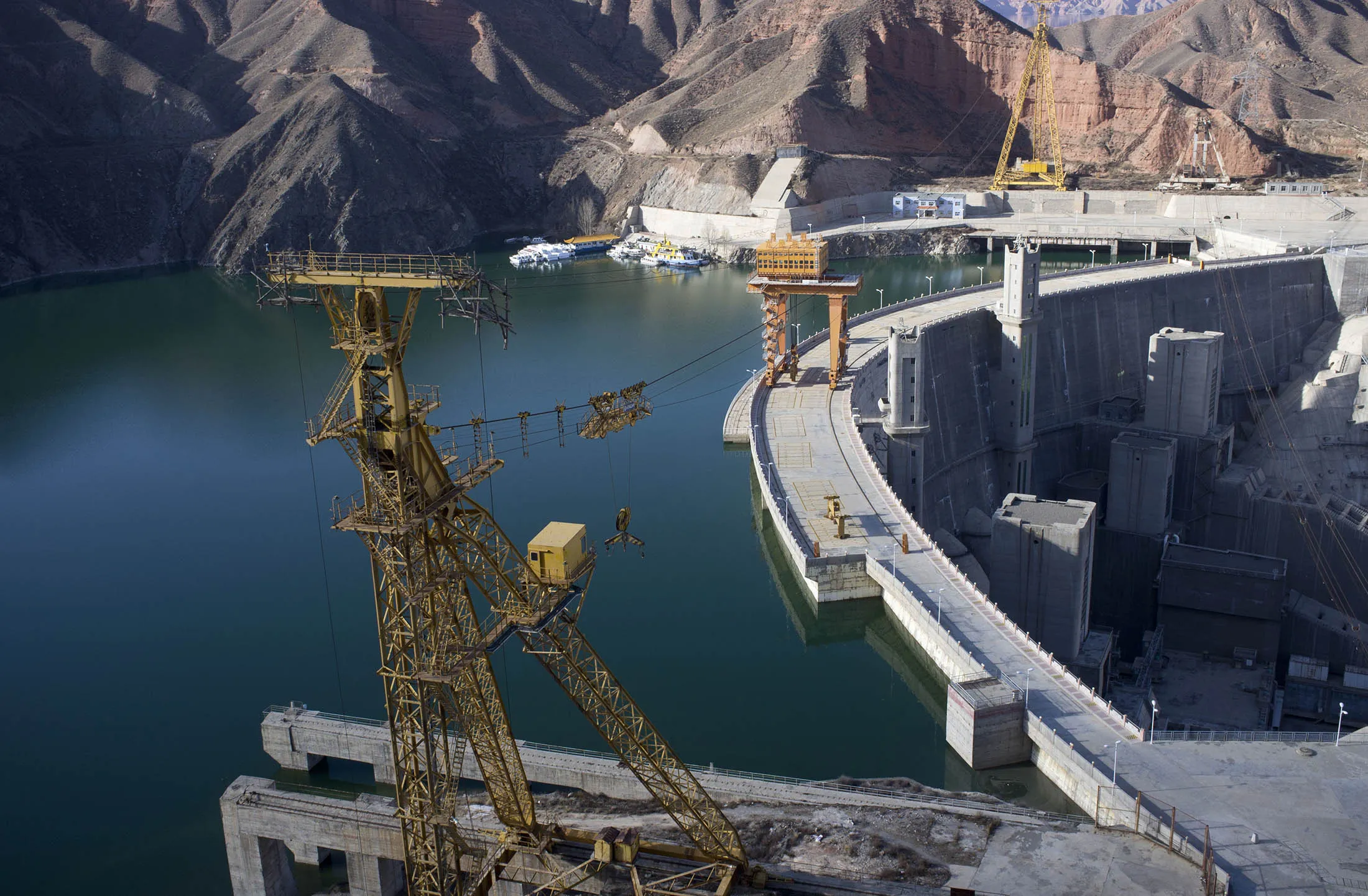 The Lijiaxia Hydropower Station in Jianzha County of Qinghai Province, China.&nbsp;