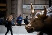 Trading On The Floor Of The NYSE As Stocks Rise, Bonds Fall